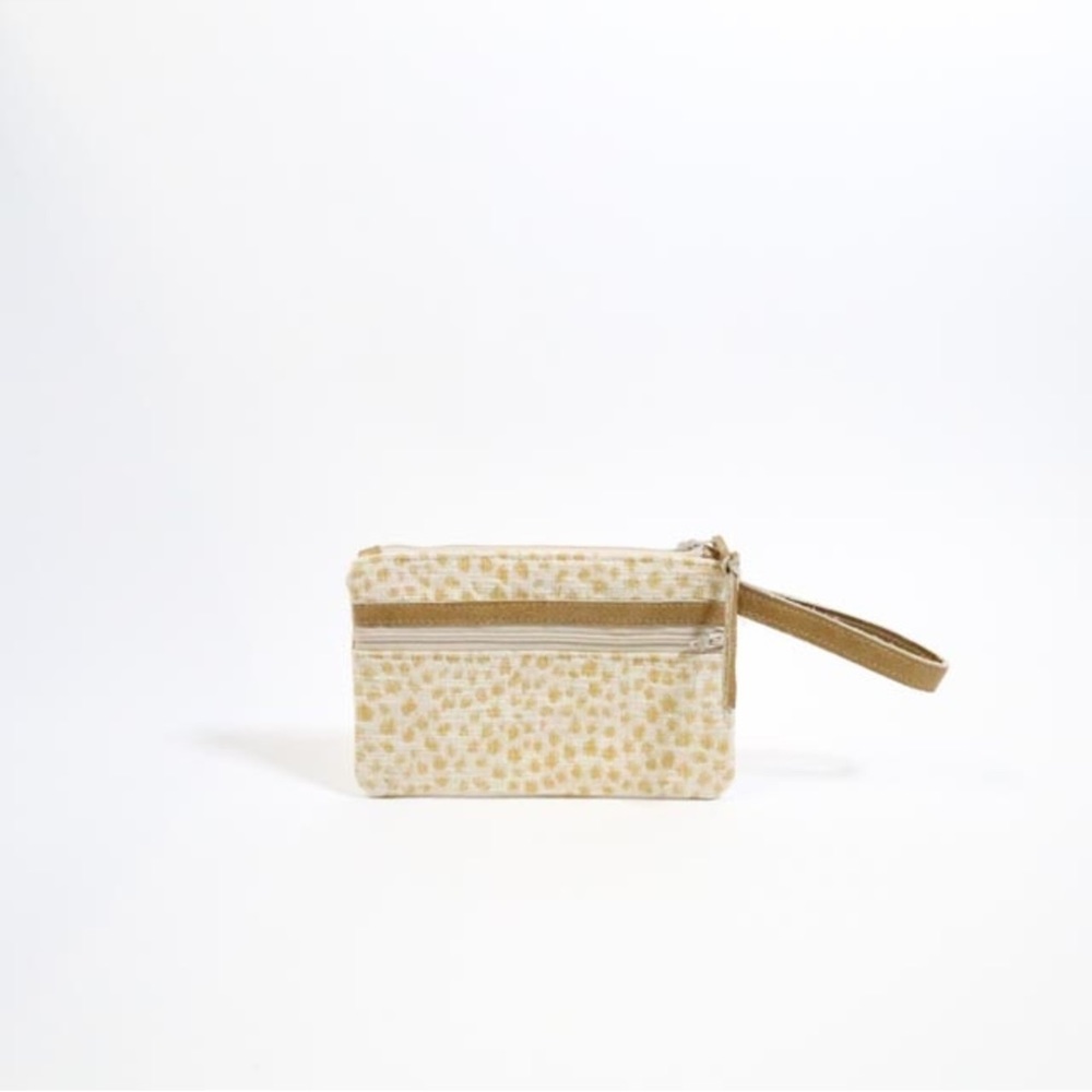 New Song Wallet in Speckled Yellow